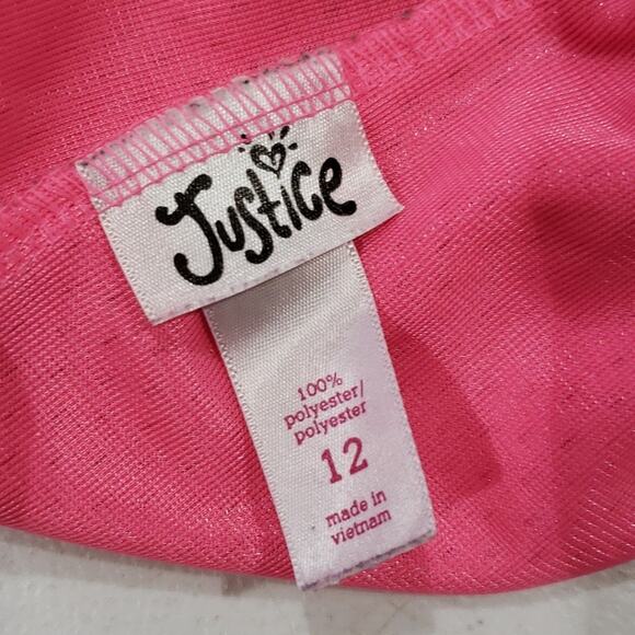 Justice Girls Size 12 Bundle Embellished Jeans Shorts Tank Top - Picture 9 of 15